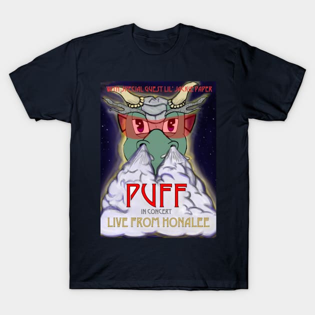 Puff: Live From Honalee T-Shirt by Rubynibur